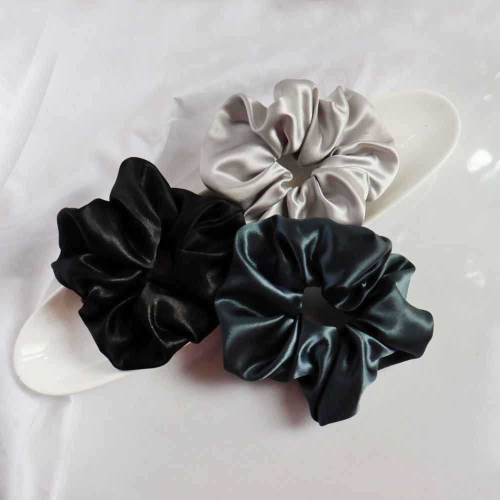 Buy Soho Boho Studio Ashes to pearl combo scrunchies - Purplle