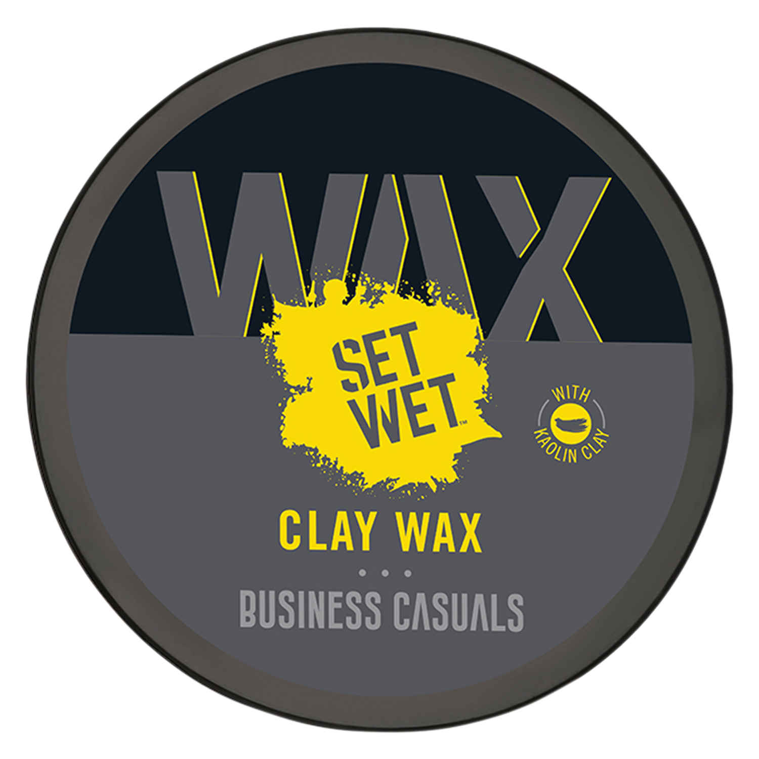 Buy Set Wet Clay Wax Ultra Matte Finish & Zero Shine Look With Kaolin Clay, No Sulphate, No Alcohol, No Paraben (60 gm) - Purplle