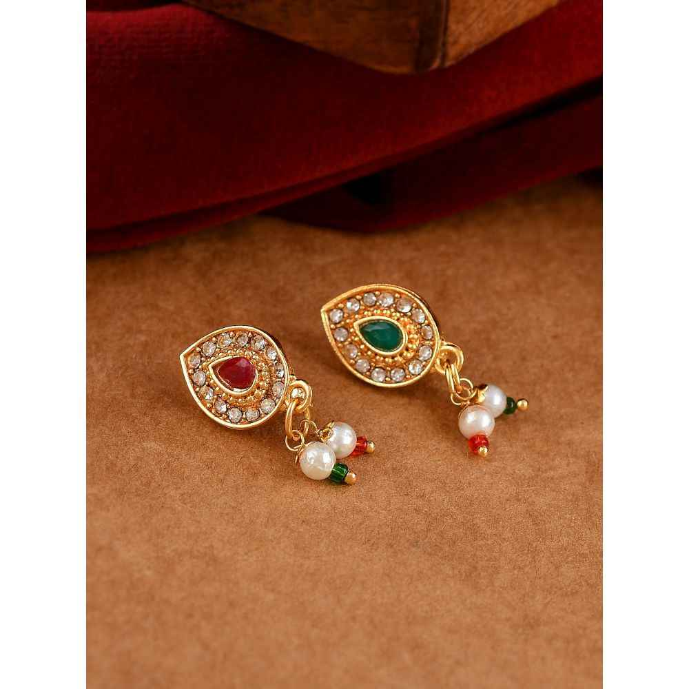 Buy Silvermerc Gold Plated Without Piercing Maharashtrian Nosering - Purplle