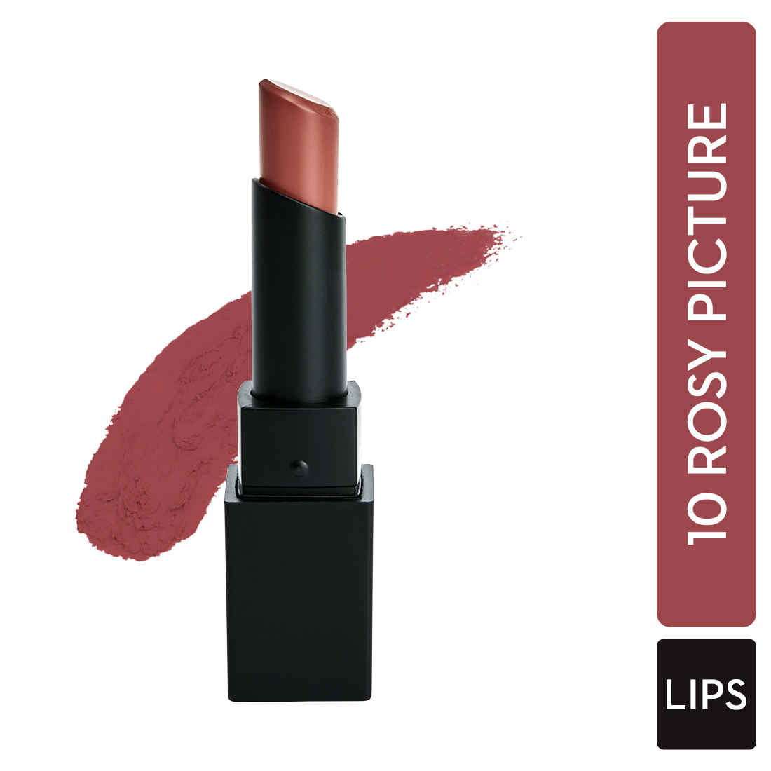 Buy SUGAR Cosmetics Nothing Else Matter Longwear Lipstick for Women | Lasts Up To 8+ Hours| Enriched with Vitamin E | 100% Vegan | 3.2gm - 10 Rosy Picture - Purplle