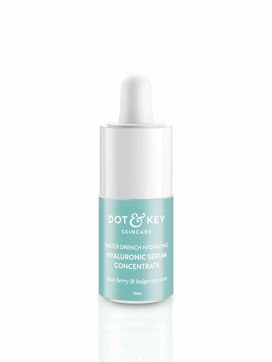 Buy Dot & Key Water Drench Hydrating Hyaluronic Serum Concentrate with Acai Berry & Bugarian Rose | 15ml - Purplle