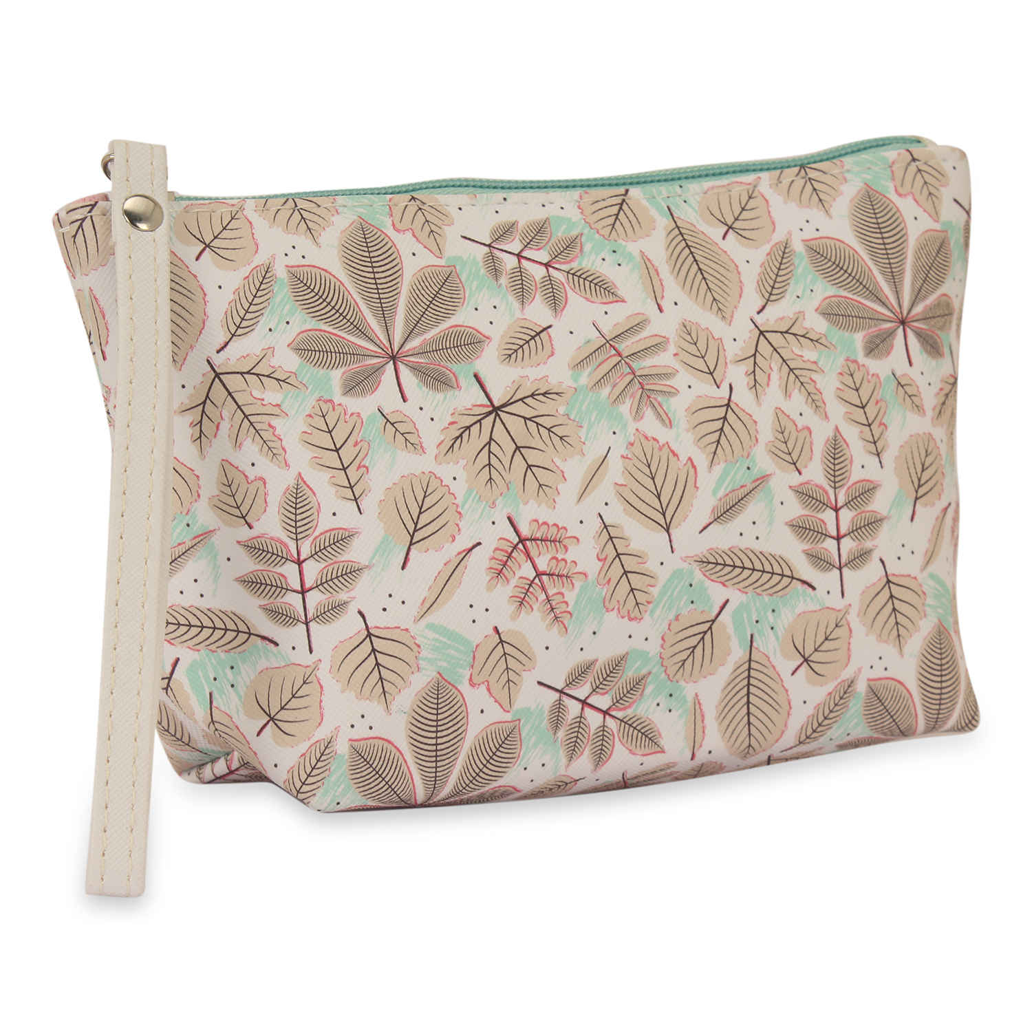 Buy NFI essentials Fern Printed Vanity Makeup Pouch Pencil Case Cosmetic Bag - Purplle