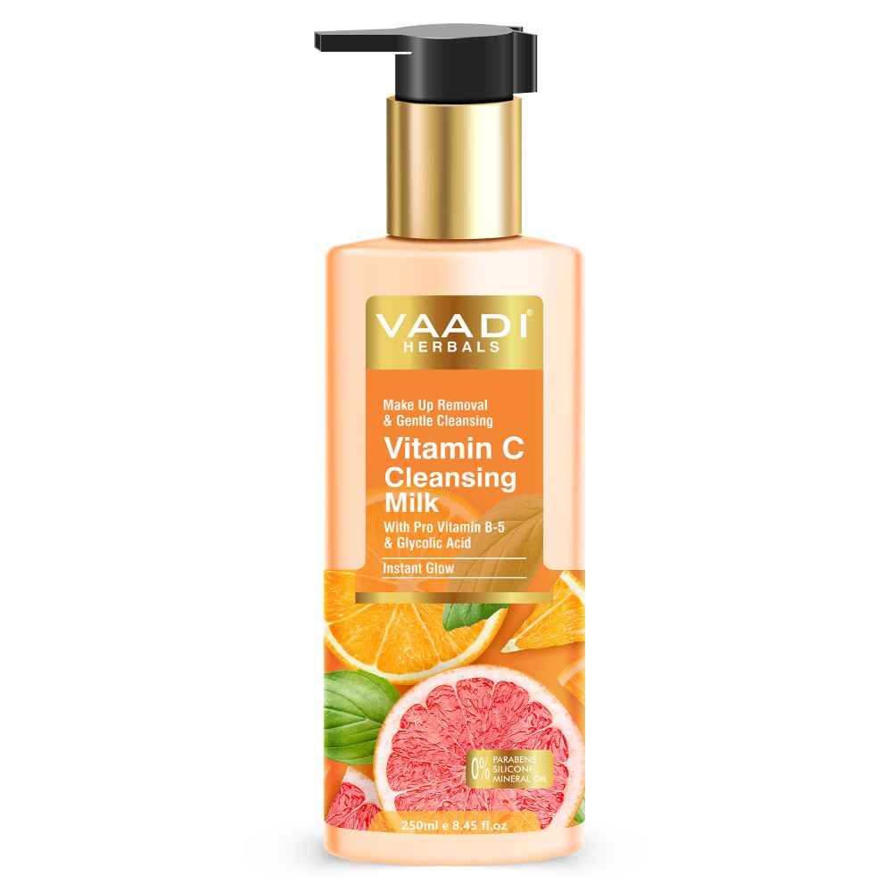 Buy Vaadi Herbals Vitamin C Cleansing Milk For Make Up Removal & Gentle Cleansing (250 ml) - Purplle
