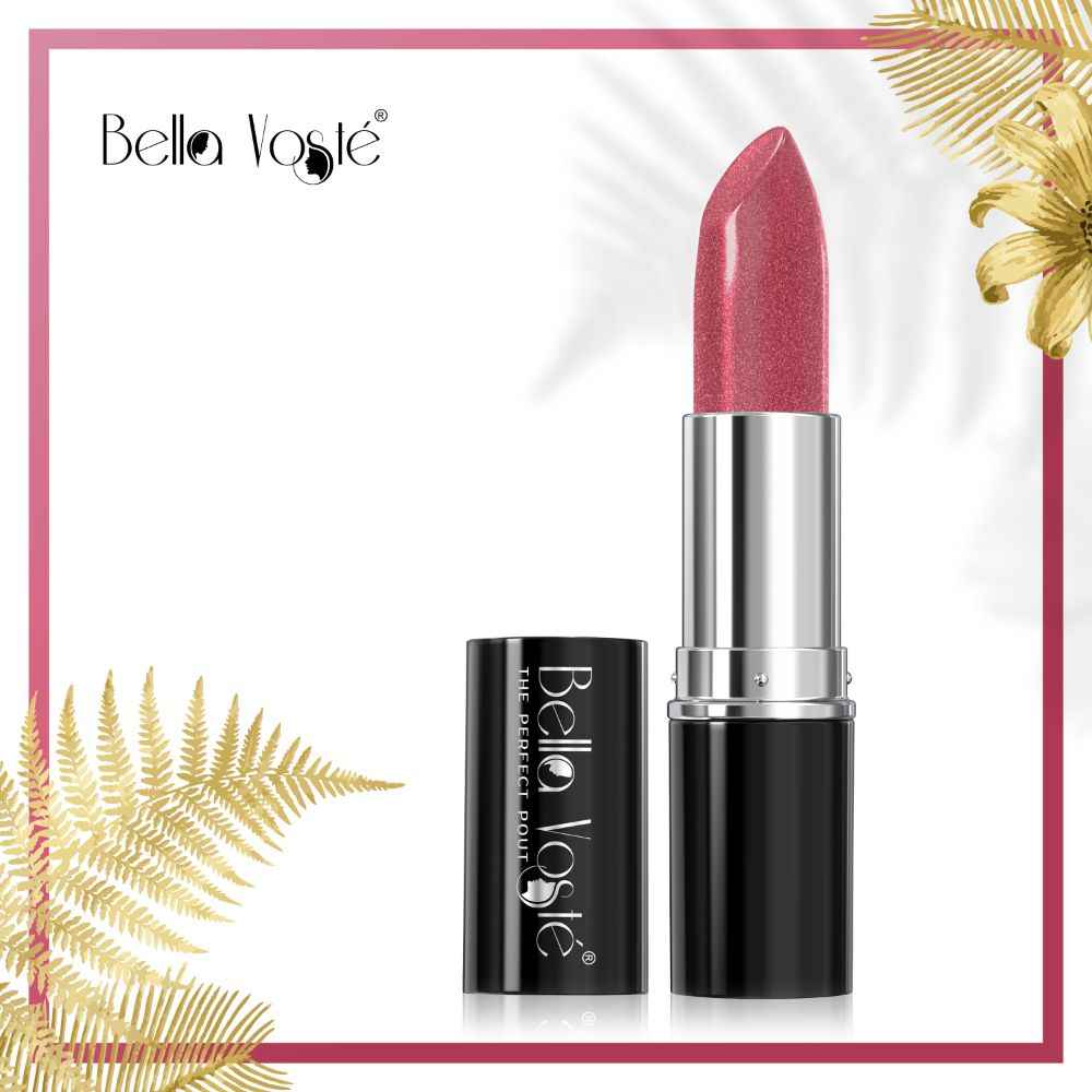 Buy Bella Voste Sheer Creme Lust Lipstick | Metallic Finish | Cruelty Free | Long Lasting Improved Formula | One Stroke Aplication | Highly Pi gmented | M03-Princess | 4.2 g - Purplle