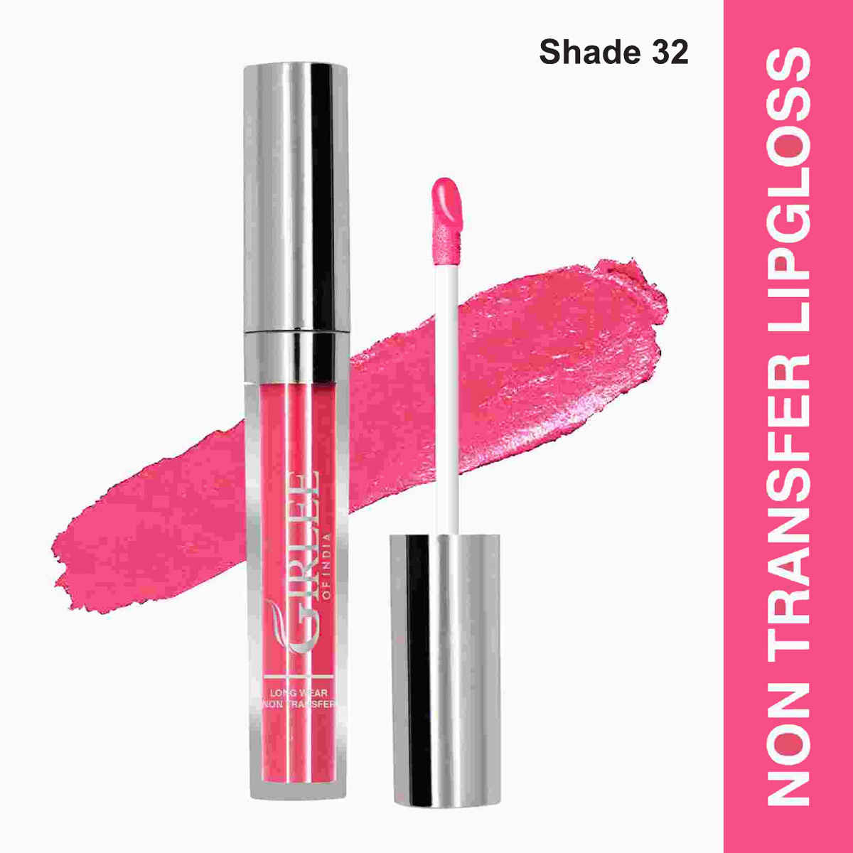 Buy Makeup Mania Girlee Non Transfer Liquid Lipstick, Matte Lip Color Long Lasting, # 32 Bubblegum Pink - Purplle