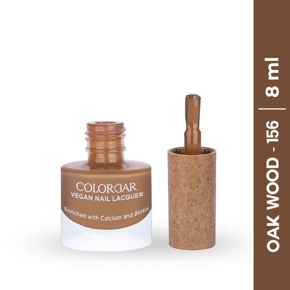 Buy Colorbar Vegan Nail Lacquer-Oak Wood - Purplle