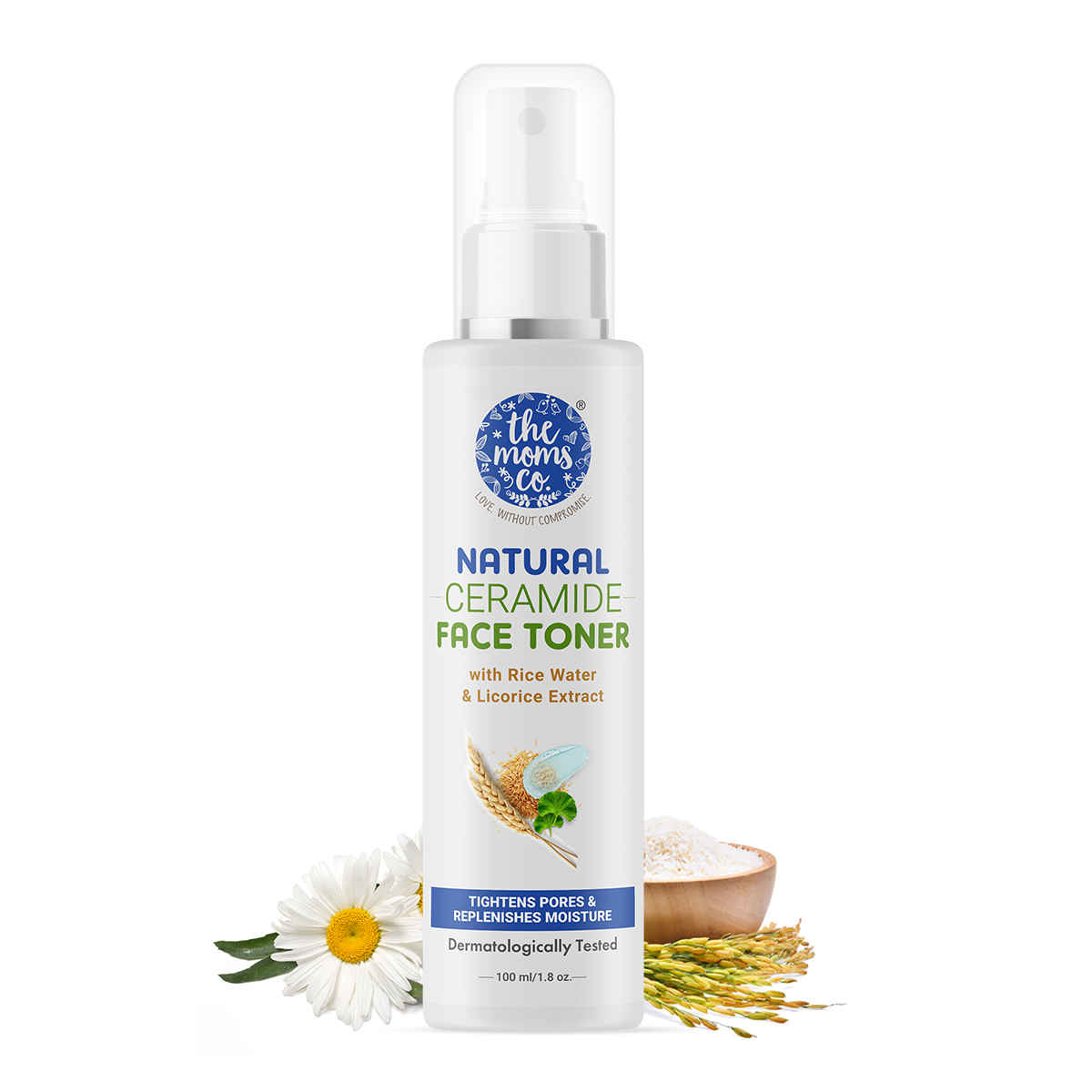 Buy The Moms Co Natural Ceramide Face Toner for Women & Men | Replenishes Moisture | For All Skin Types - 100 ml - Purplle