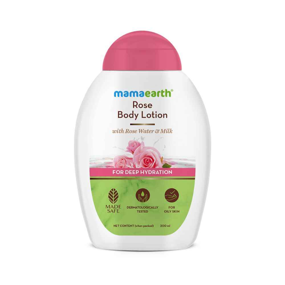 Buy Mamaearth Rose Body Lotion with Rose Water and Milk For Deep Hydration - 200 ml - Purplle