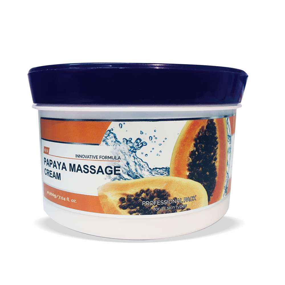 Buy OxyGlow Herbals Papaya Massage Cream, 200 gm, Clear, Spotfree skin, Glow - Purplle