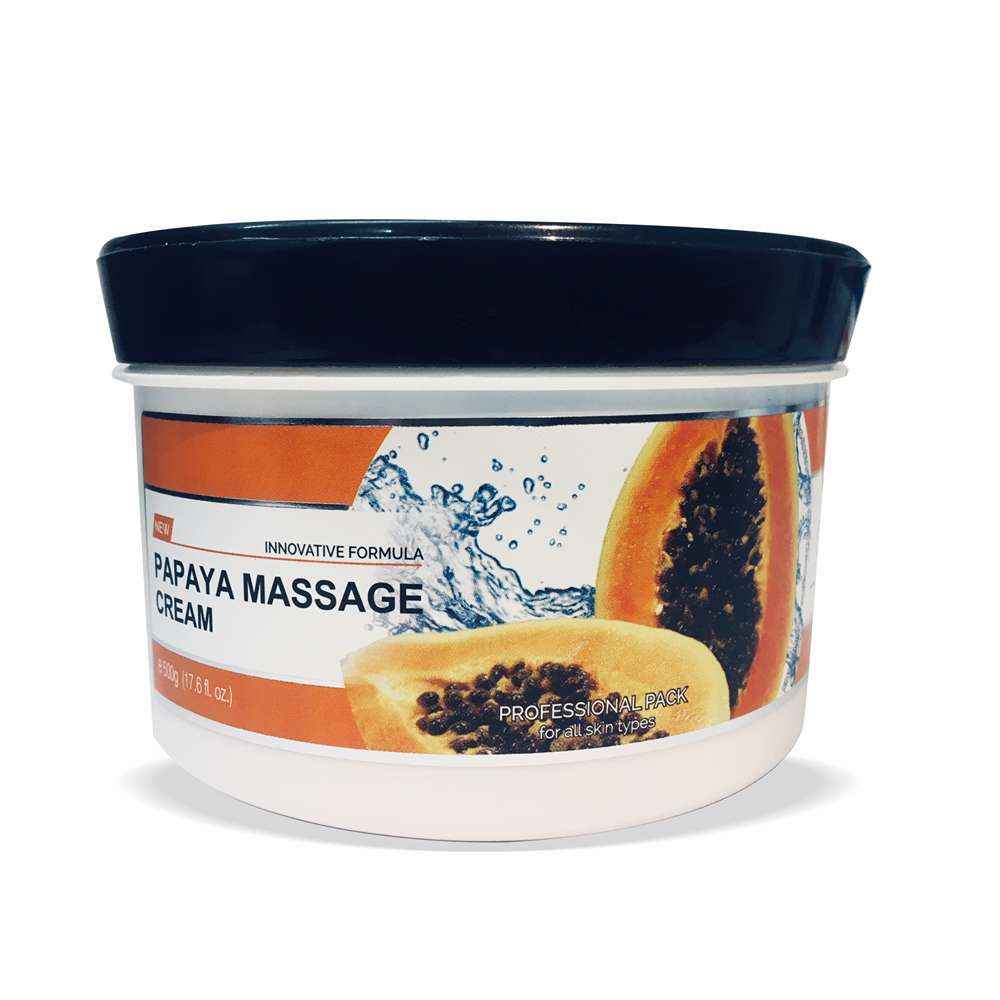 Buy OxyGlow Herbals Papaya Massage Cream, 500 gm, Clear, Spotfree skin, Glow - Purplle