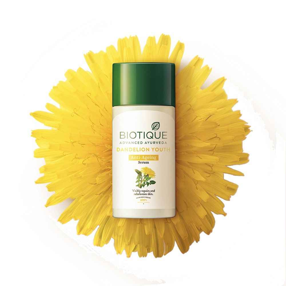 Buy Biotique Dandelion Youth Anti-Ageing Serum 40 ml - Purplle