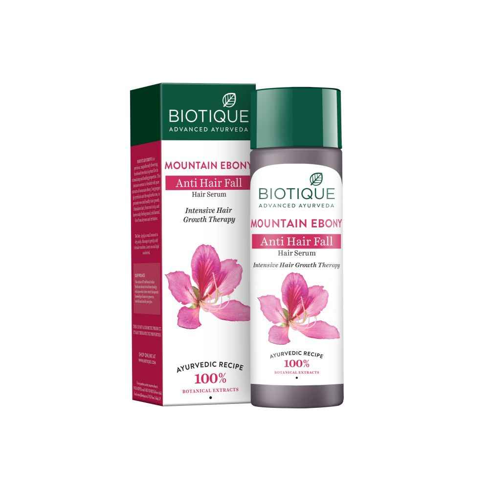 Buy Biotique Mountain Ebony Anti Hair Fall Hair Serum 120 ml - Purplle