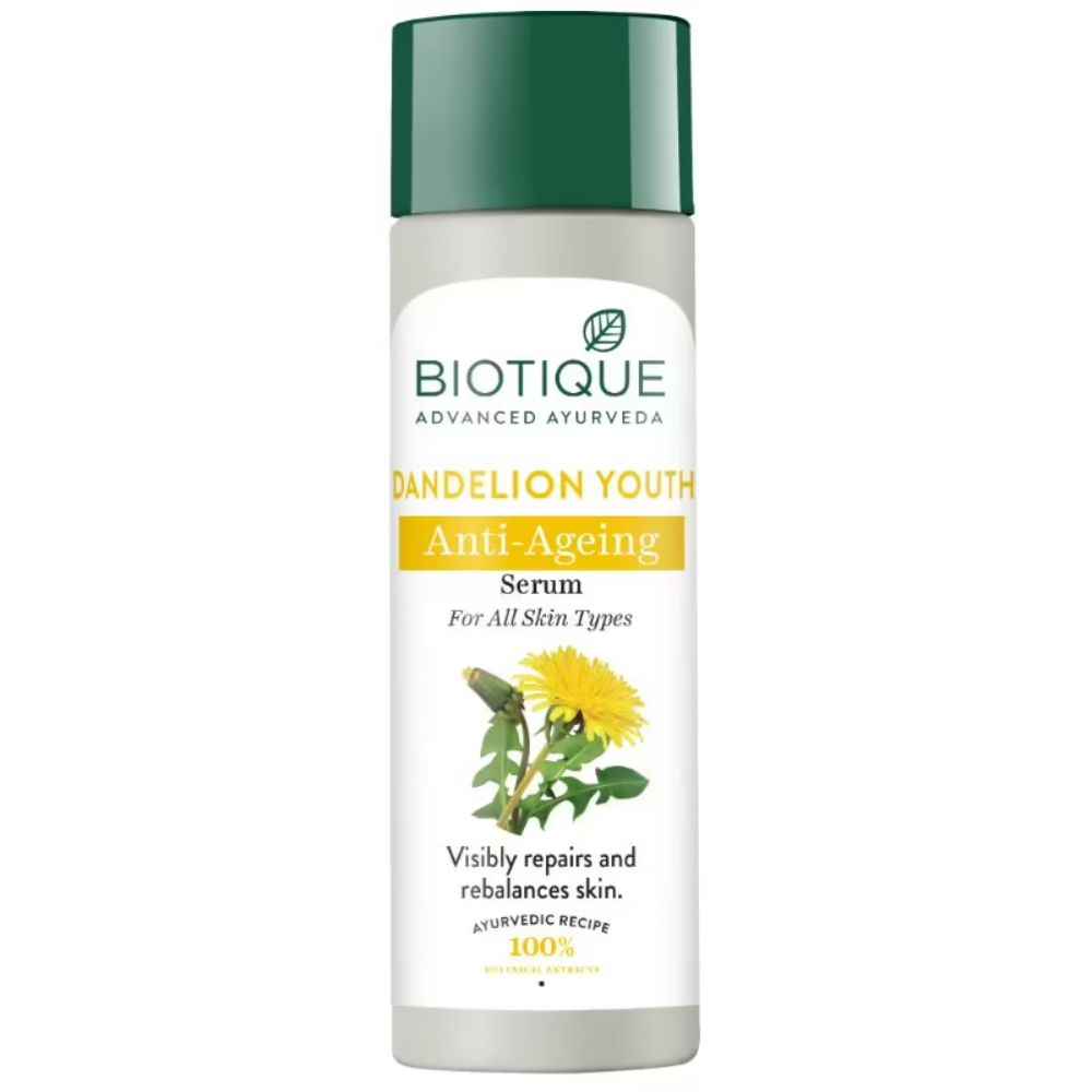 Buy Biotique Dandelion Youth Anti-Ageing Serum 190 ml - Purplle