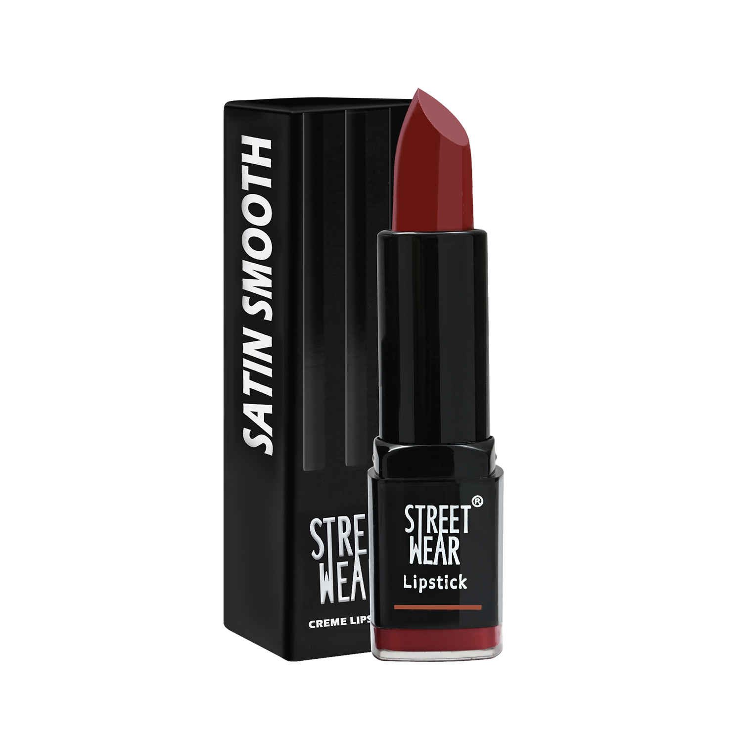 Buy STREET WEAR® Satin Smooth Lipstick -BARE PINK (Pink) - 4.2 gms - Longwear Creme Lipstick, Moisturizing, Creamy Formuation, 100% Color payoff, Enriched with Aloe vera, Vitamin E and Shea Butter - Purplle
