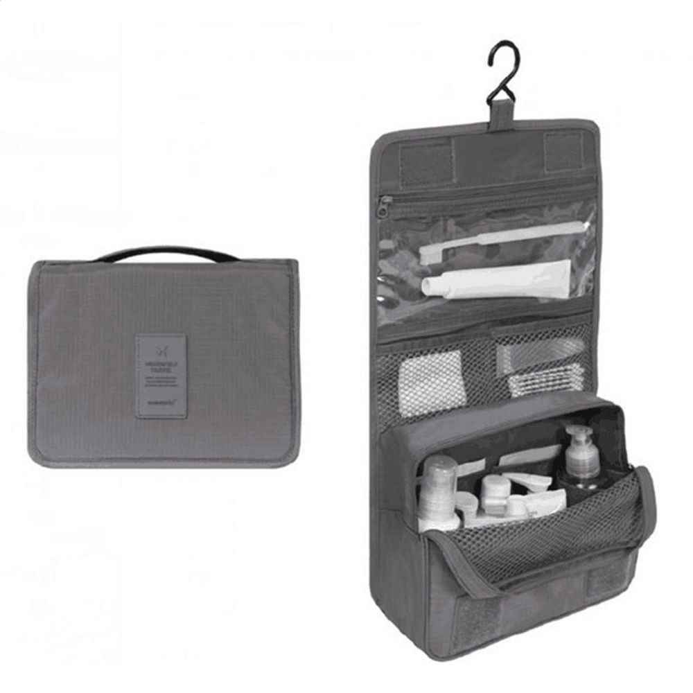 Buy House of Quirk Hanging Travel Toiletry Bag Cosmetic Bag Portable Makeup Pouch Hanging Makeup Organizer Case for Women and Girls - Grey_(MULTI_POUCH_HOOK_GREY) - Purplle