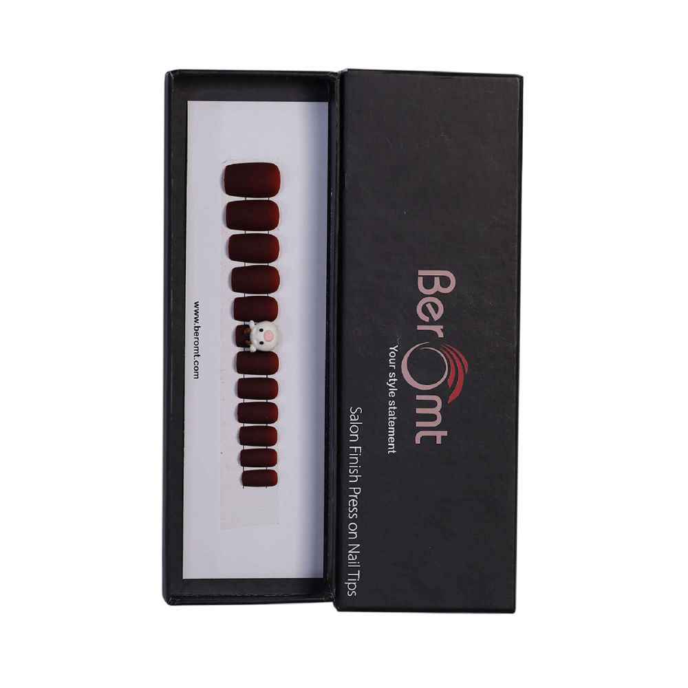 Buy BEROMT CUTE CHARM FALSE NAILS -BFNC27CC (NAIL KIT INCLUDED) - Purplle