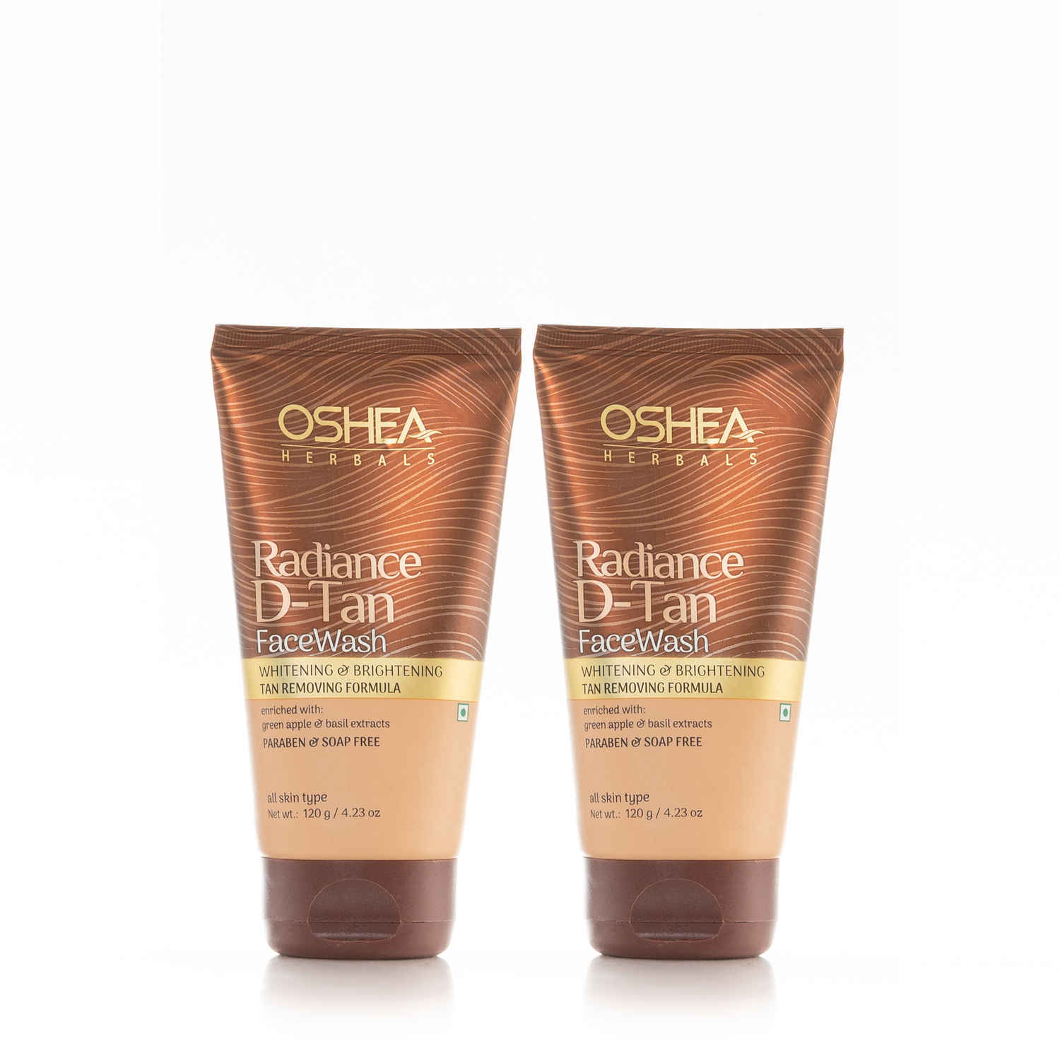 Buy OSHEA HERBALS Radiance D-Tan Face Wash(Pack of 2 ) - Purplle