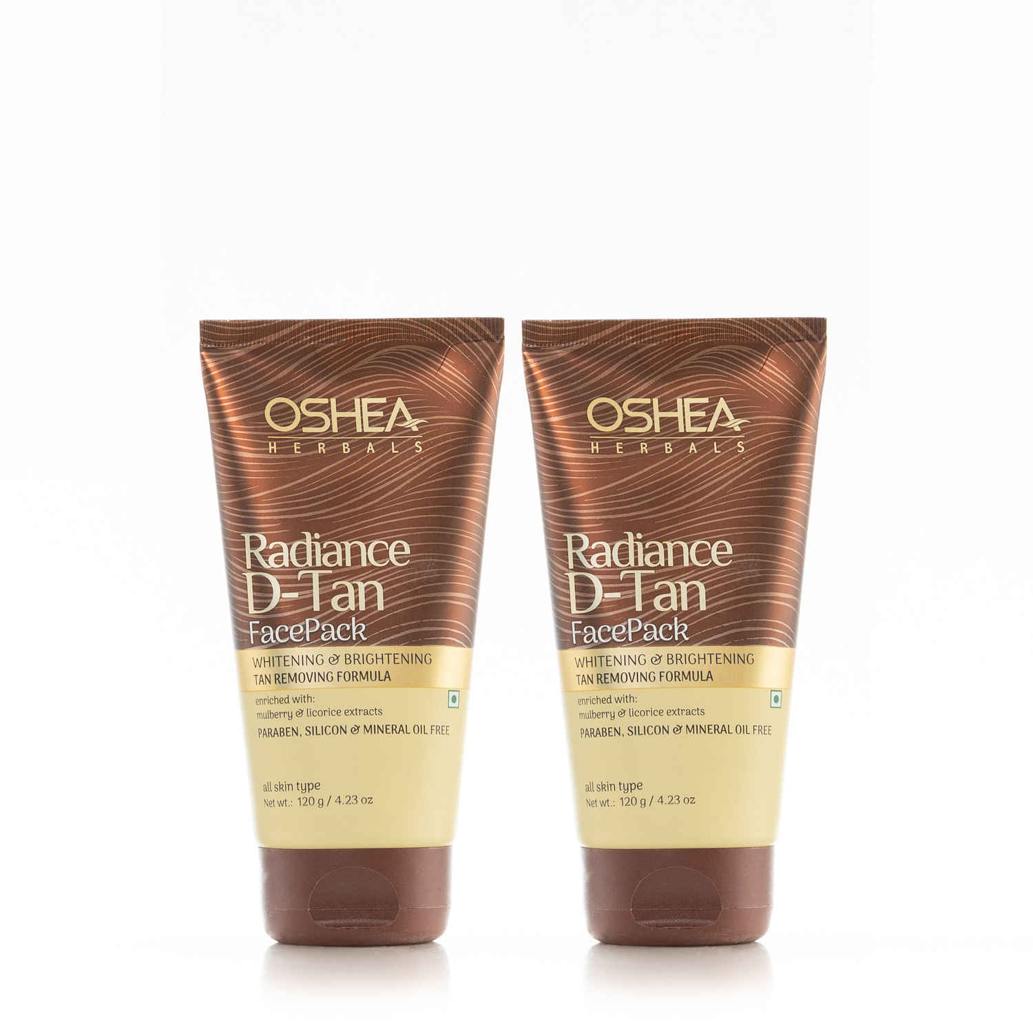 Buy OSHEA HERBALS Radiance D-Tan Face Pack (Pack of 2 ) - Purplle