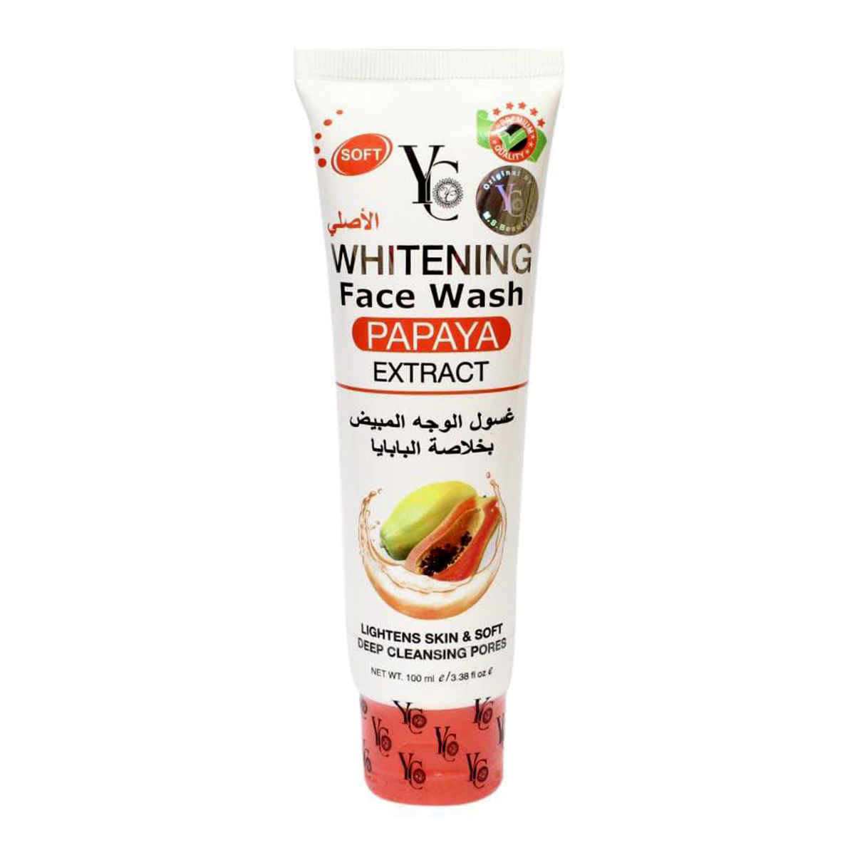 Buy YC Whitening Face Wash Papaya (YC689) 100ml - Purplle