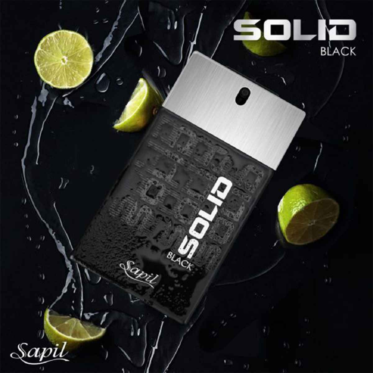 Buy Sapil Solid Black Men's Eau De Toilette 100ml - Purplle