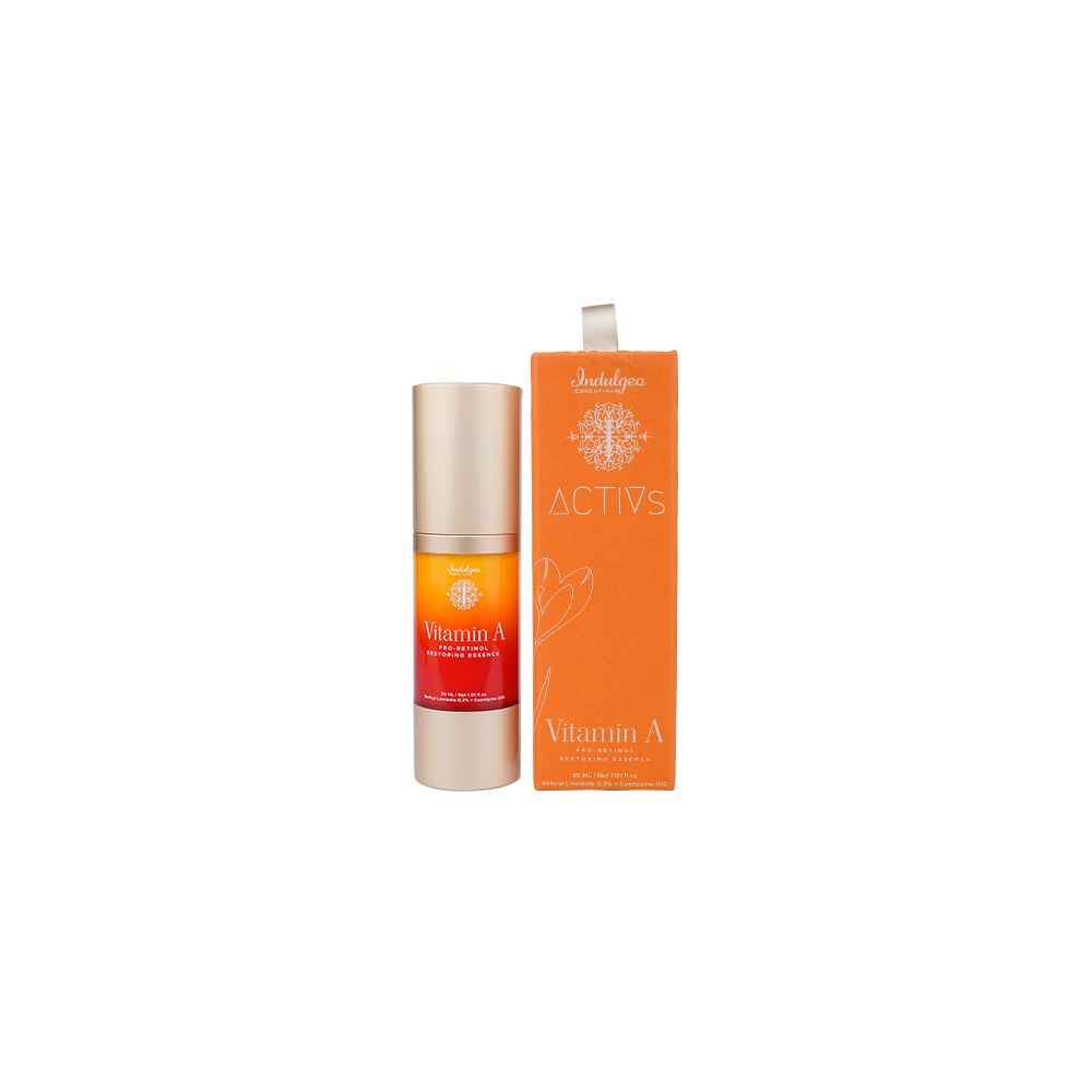 Buy Indulgeo Essentials Vitamin A Pro-Retinol Restoring Essence, 30ml | Advance firming Retinol Cream - Purplle
