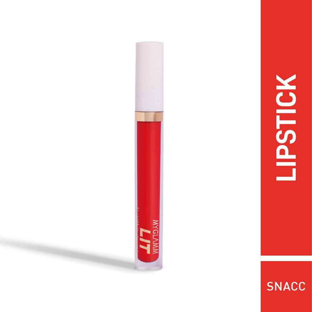 Buy MyGlamm LIT Liquid Matte Lipstick-Snacc-3 ml - Purplle
