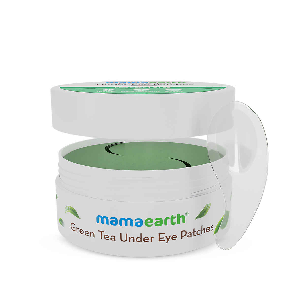 Buy Mamaearth Green Tea Under Eye Patches with Green Tea & Collagen for Puffy Eyes -30 Pairs(60 Pieces) - Purplle