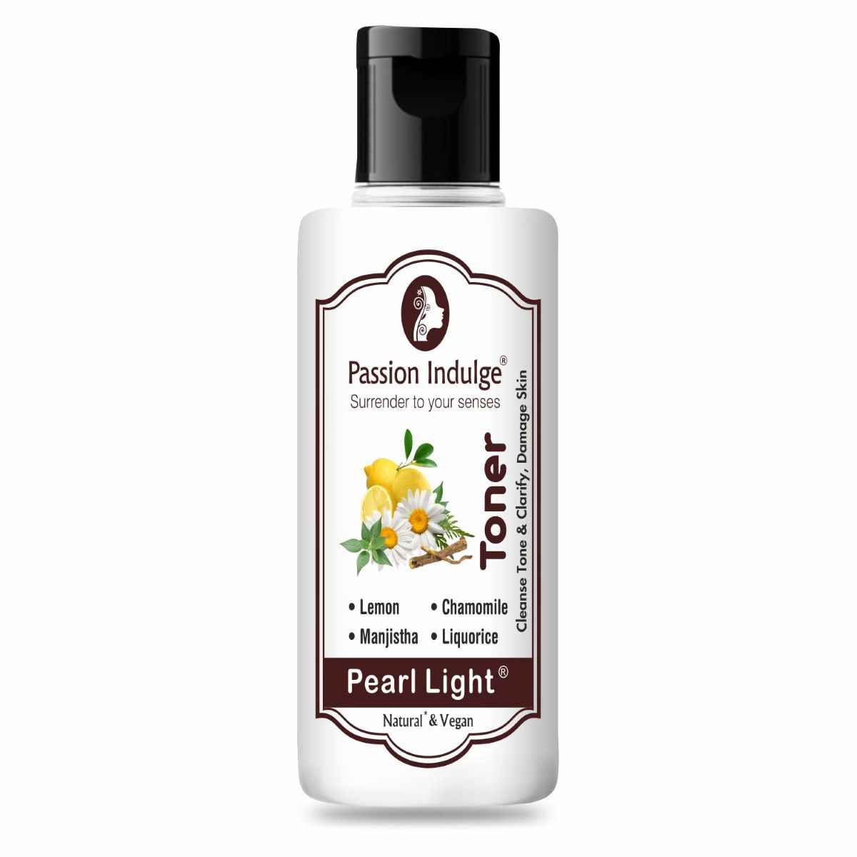 Buy Passion Indulge PEARL LIGHT TONER For Spot reduction And Skin Lightening 100 ml - Purplle