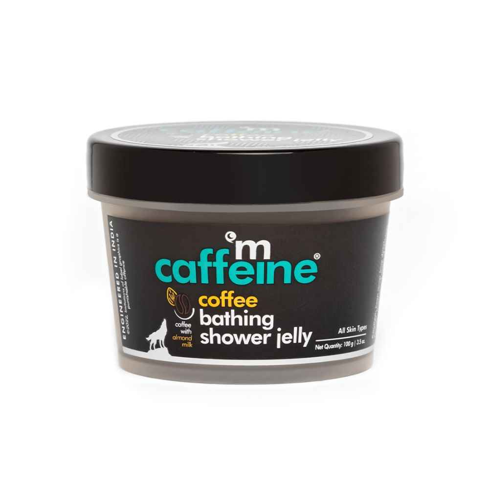 Buy mCaffeine Coffee Bathing Shower Jelly for Playful Shower Experience | Softens, Cleanses & Conditions Skin with Awakening Coffee Aroma | 100% Vegan - Purplle