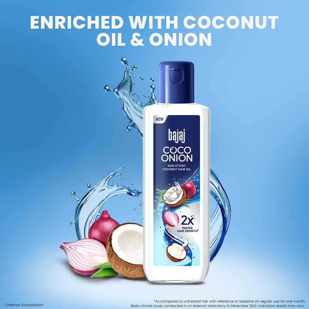 Buy Bajaj Coco Onion Bajaj Coco Onion Hair Oil-180ml - Purplle