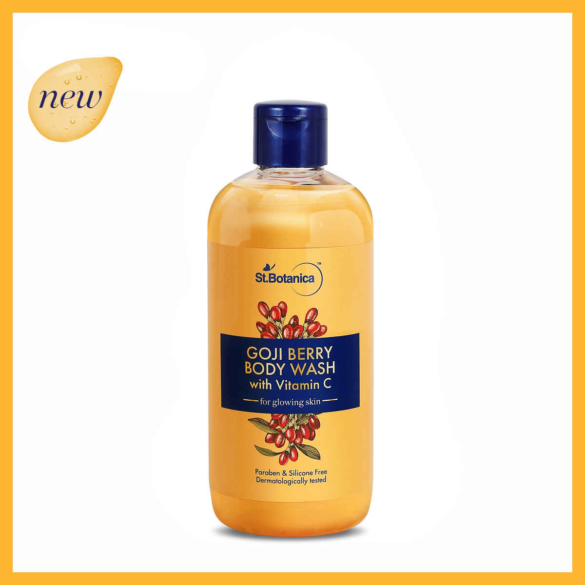Buy St.Botanica Goji Berry Body Wash, 300ml with Antioxidant-Rich Goji Berry, Vitamin C & Dragonfruit - Purplle