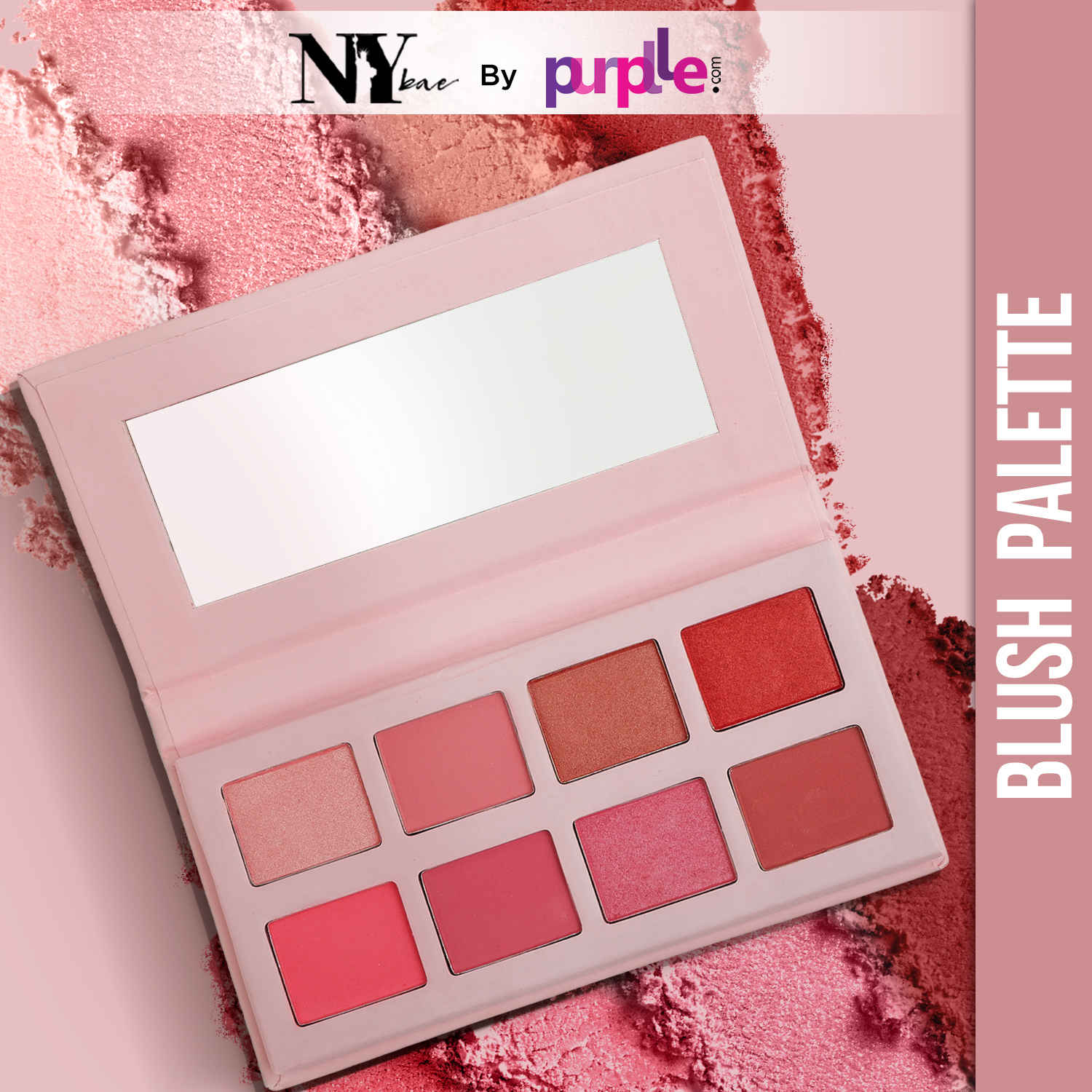 Buy NY Bae Pro Blush Palette - 02 (16 gm) | Blendable | 8 In 1 | Matte & Shimmer Shades | Rich Colour | Multipurpose | Travel Friendly - Purplle