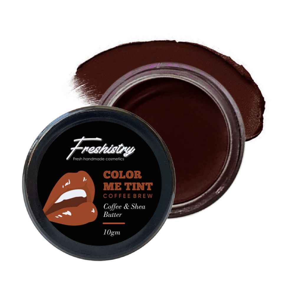 Buy Freshistry Coffee and Shea Butter Lip And Cheek Tint For Dry Lips, Moisturization and Softening (Brown, 10 Gm) - Purplle