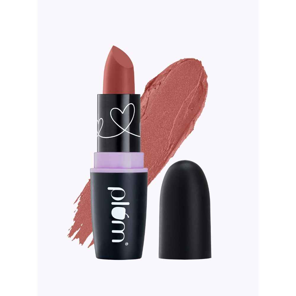 Buy Plum Matterrific Lipstick | Highly Pigmented | Nourishing & Non-Drying | 100% Vegan & Cruelty Free | Truth Or Bare - 131 (Mauve Nude) - Purplle