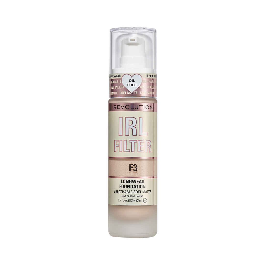 Buy Makeup Revolution IRL Filter Longwear Foundation F3 23 ml - Purplle