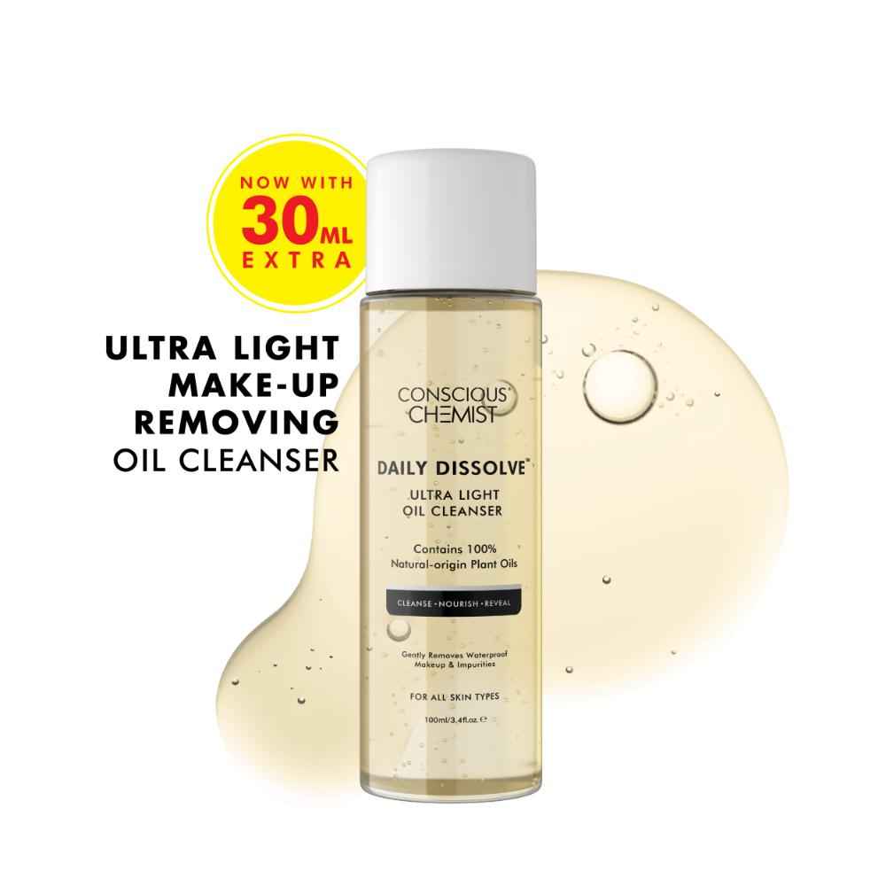 Buy Conscious Chemist Daily Dissolve Cleanser | 100 ml | Face Wash, Cleanser for Oily Skin, Makeup Remover, Cleanser for Men & Women with SPF & Impurities For Soft & Glowing for all Skin, Natural Oil - Purplle