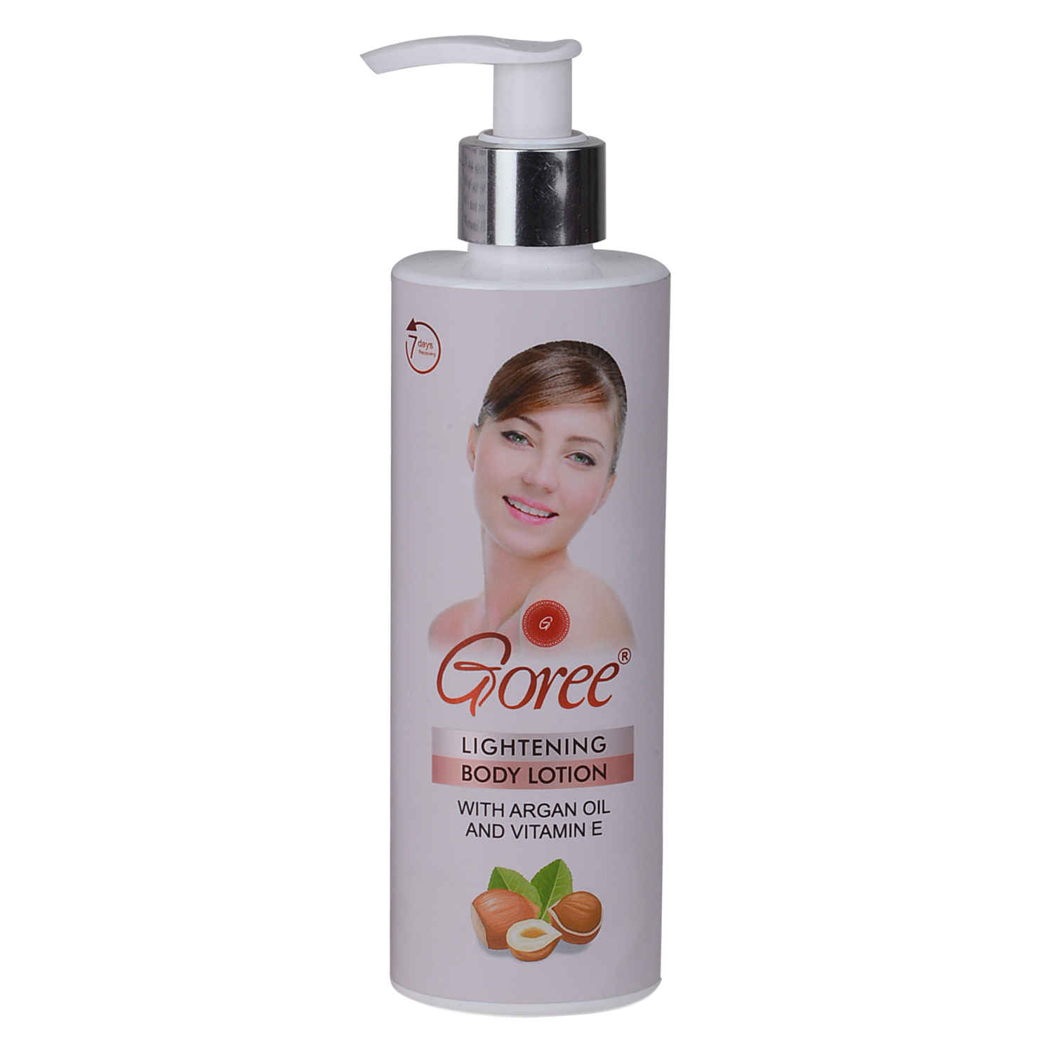 Buy Goree LIGHTENING Body Lotion with Argan Oil and Vitamin E- Lab Tested - MADE IN INDIA - Purplle