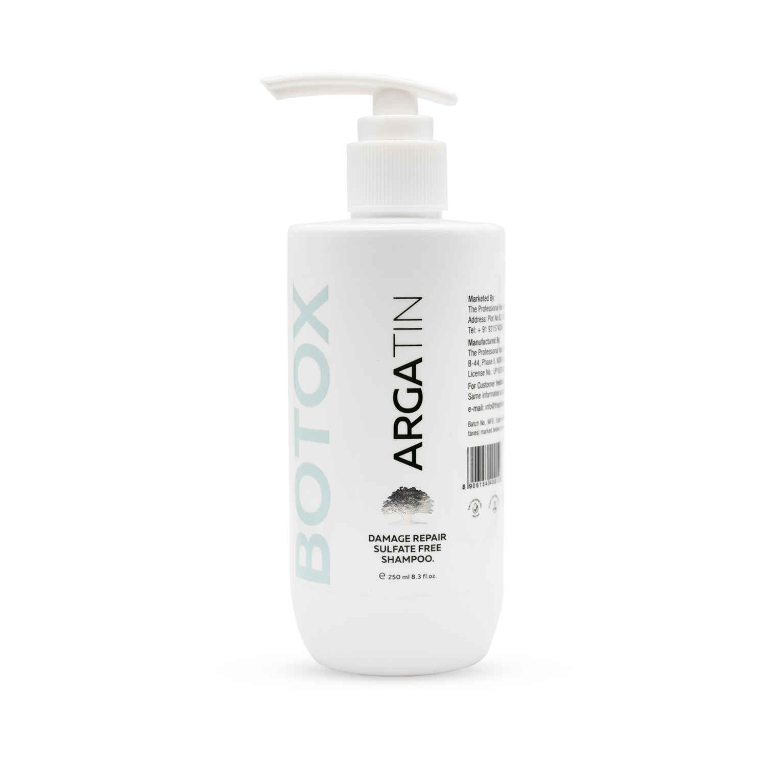 Buy Argatin Botox Damage Repair Sulphate Free Shampoo for Dry and Frizzy | Nourishing | Straighter and Smoother Hair 250ml - Purplle