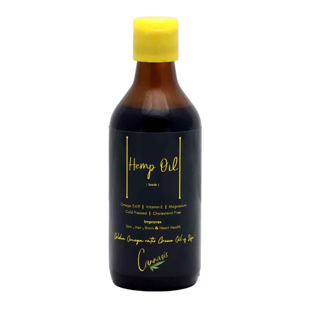 Buy Cannasis Hemp Oil (Seeds) - 30ml | Hair oil | Omega 3 | Vitamin e | Cold pressed | Unrefined | Beard oil - Purplle