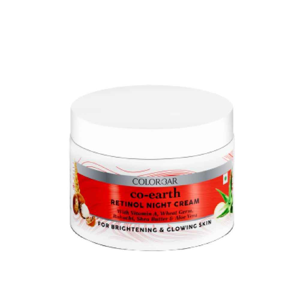 Buy Colorbar Co-earth Retinol Night Cream-(50 gm) - Purplle