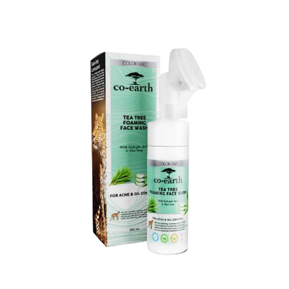Buy Colorbar Co-earth Tea Tree Foaming Face Wash-(150 ml) - Purplle