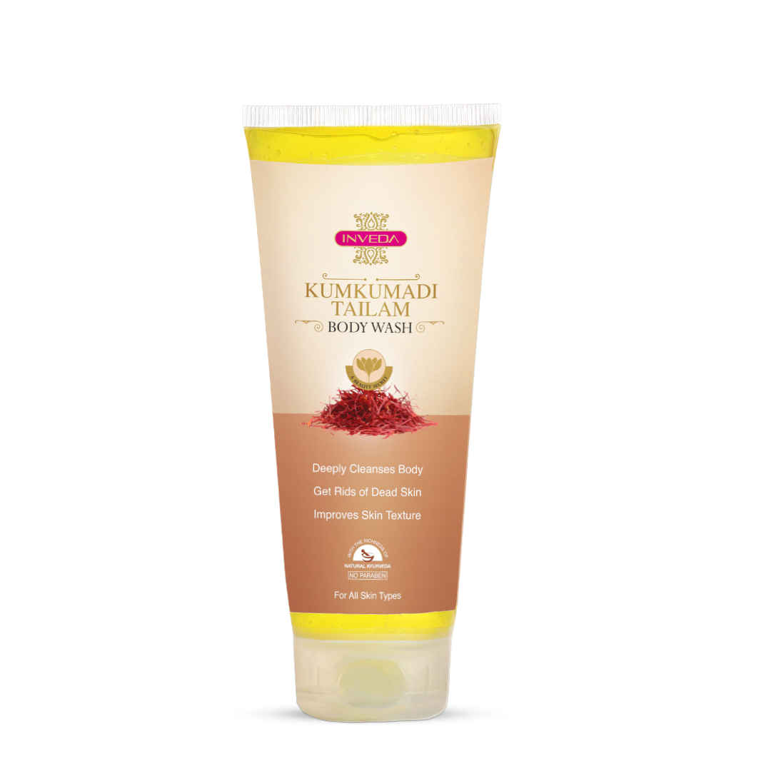 Buy Inveda Kumkumadi Tailam Body Wash, 200 ml - Purplle