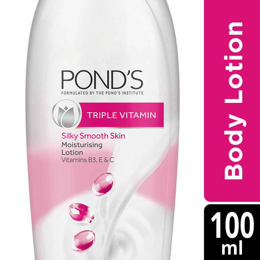 Buy POND'S Triple Vitamin Moisturising Body Lotion 100 ml - Purplle
