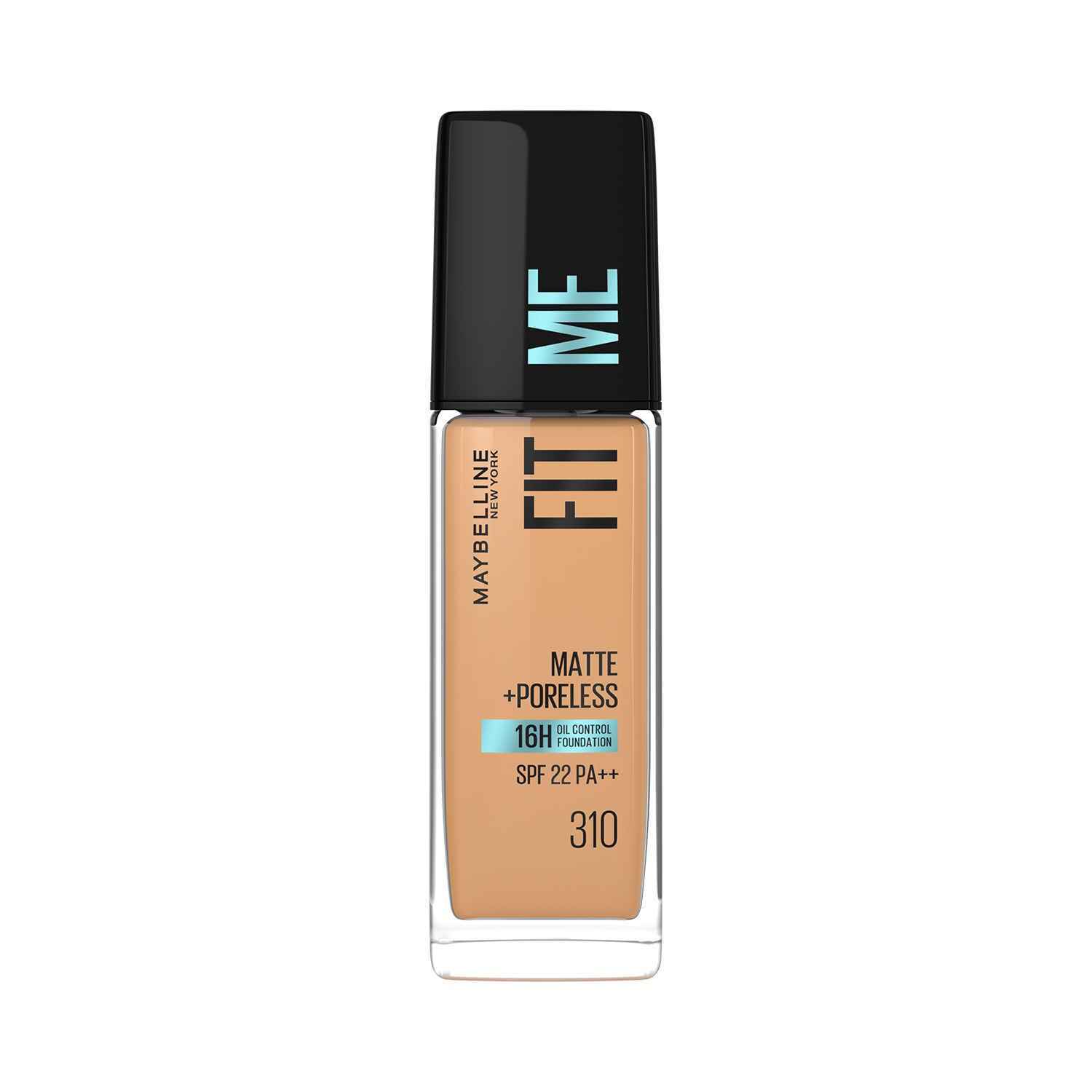 Buy Maybelline New York Fit Me Matte+Poreless Liquid Foundation 16H Oil Control - 310 Sun Beige, 30 ml - Purplle