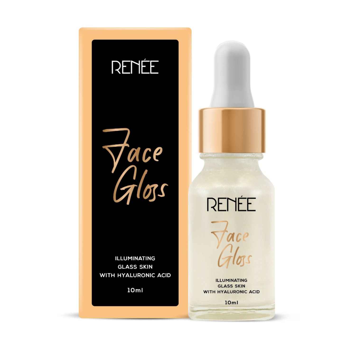 Buy RENEE Face Gloss Illuminating Face Serum,A GLASS SKIN WITH HYALURONIC ACIDA 10 ml - Purplle