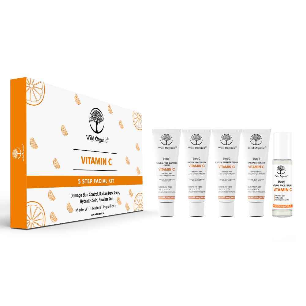 Buy WILD ORGANIC Vitamin C Facial Kit - Purplle