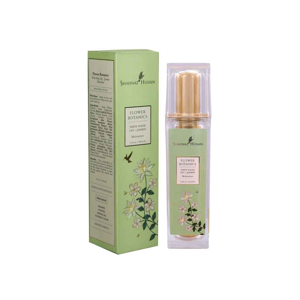 Buy Shahnaz Husain Flower Botanics White Water Lily Jasmine Moisturiser, 100 ml - Purplle