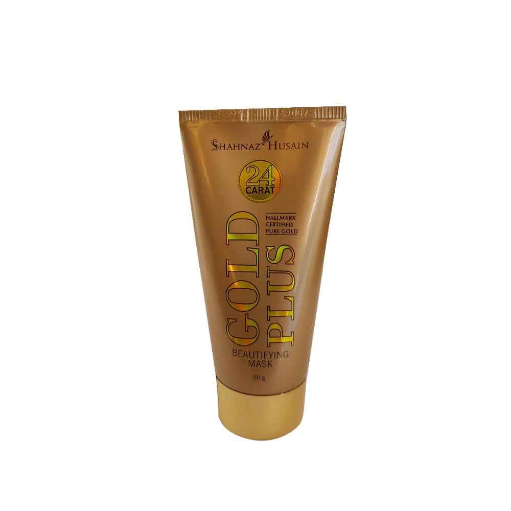 Buy SHAHNAZ HUSAIN GOLD PLUS BEAUTIFYING MASK TUBE, 50gm - Purplle