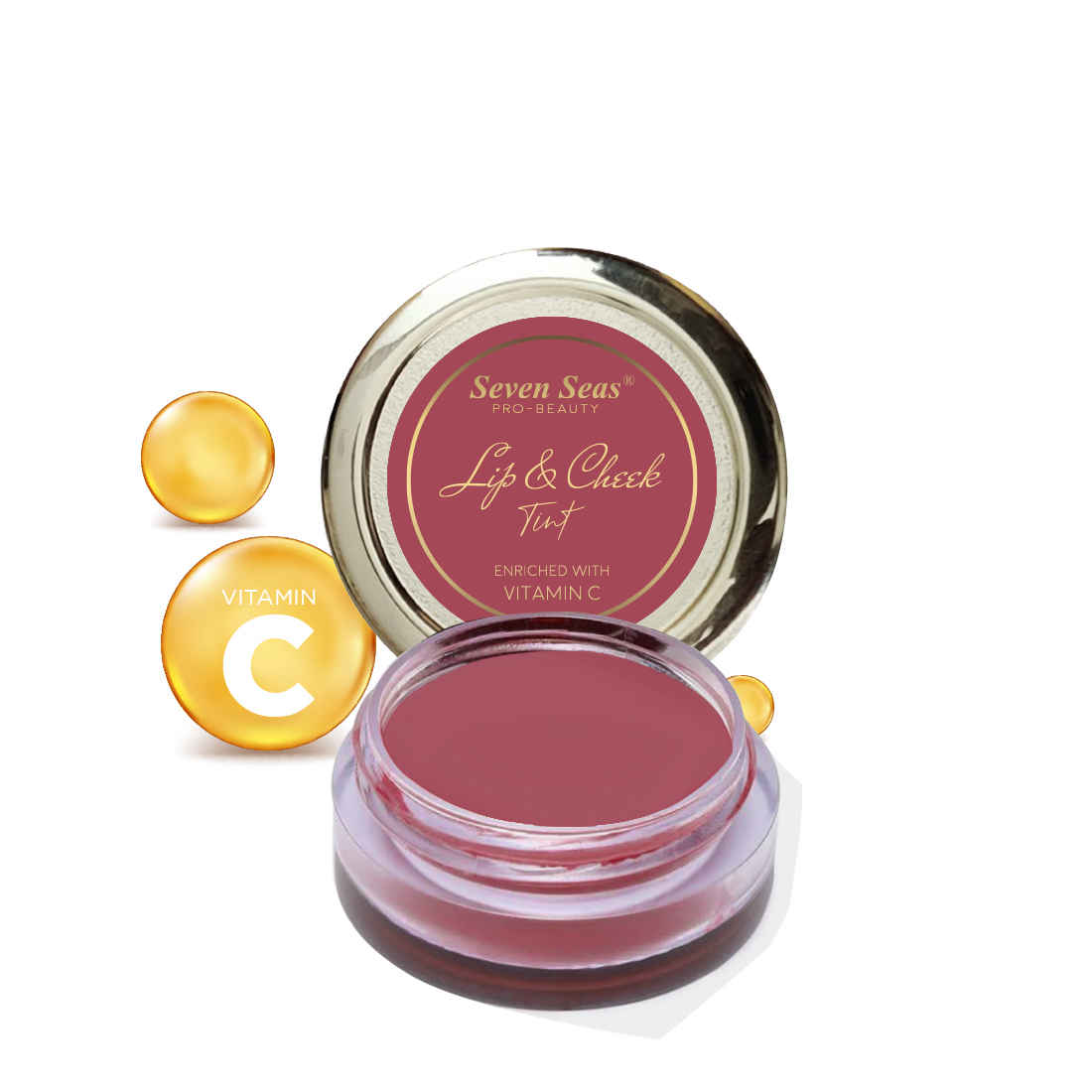 Buy Seven Seas Lips & Cheek Tint With Enriched With Vitamin C Give You a Soft Natural Glow (Hippie Pink) 8G - Purplle