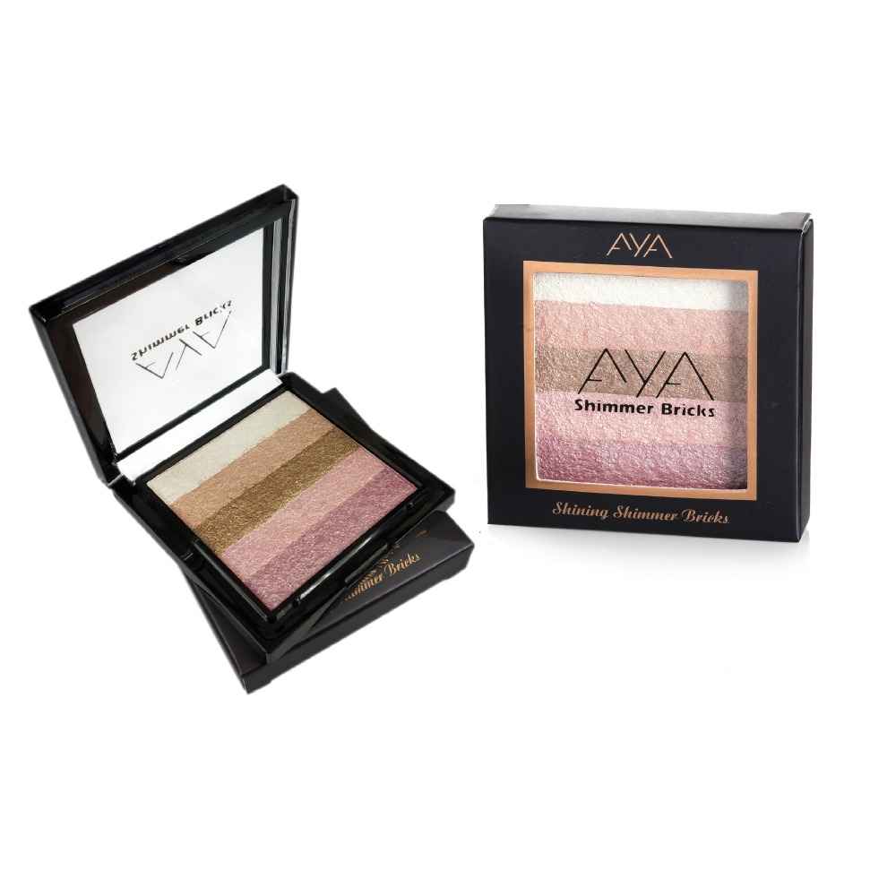 Buy AYA Shining Shimmer Bricks Highlighter 02 - 10 gm - Purplle